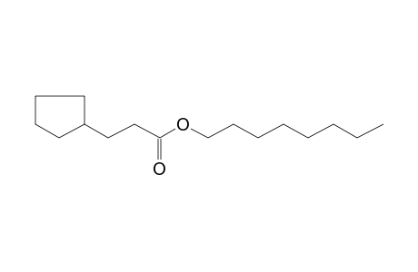 3-Cyclopentylpropionic acid, octyl ester