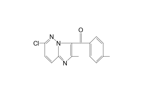 6-chloro-2-methylimidazo[1,2-b]pyridazin-3-yl p-toly ketone