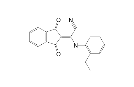 1,3-DIOXO-alpha-(o-ISOPROPYLANILINO)-delta2,alpha-INDANACETONITRILE