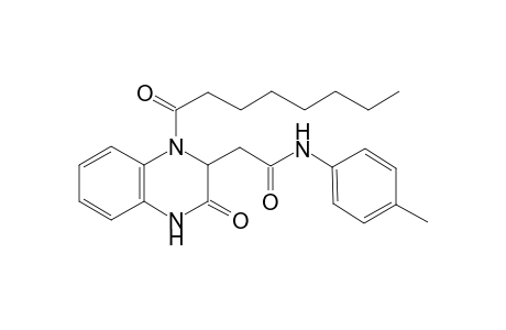 2-(1-caprylyl-3-keto-2,4-dihydroquinoxalin-2-yl)-N-(p-tolyl)acetamide