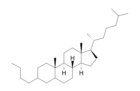 Cholestane, 3-butyl-