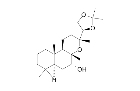 (3R,4aS,5R,6aS,10aS,10bR)-3-[(4R)-2,2-dimethyl-1,3-dioxolan-4-yl]-3,4a,7,7,10a-pentamethyl-2,5,6,6a,8,9,10,10b-octahydro-1H-benzo[f]chromen-5-ol