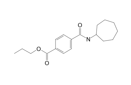 Terephthalic acid, monoamide, N-cycloheptyl-, propyl ester