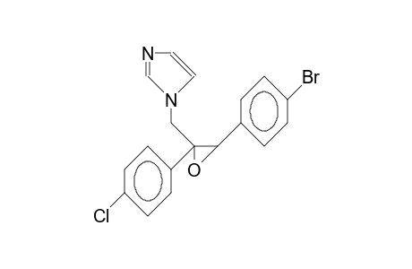 1-cis-(4-Bromo-phenyl)-2-(4-chloro-phenyl)-3-imidazolyl-1,2-epoxy-propane