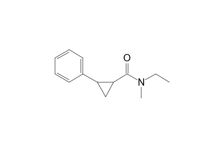 1-Cyclopropanecarboxamide, 2-phenyl, N-methyl-N-ethyl-