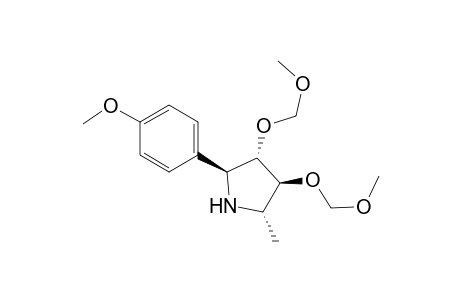 (2S,3S,4S,5S)-3,4-bis[(methoxymethyl)oxy]-2-(p-methoxyphenyl)-5-methylpyrrolidine