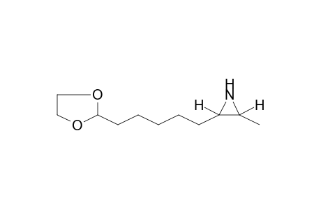 2-(5-[1,3]Dioxolan-2-yl-pentyl)-3-methylaziridine