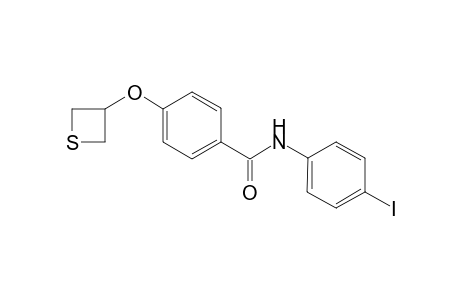 N-(4-iodophenyl)-4-(3-thietanyloxy)benzamide