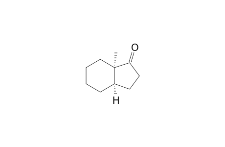 (-)-(3ar,7ar)-7A-methylhexahydroindan-1-one