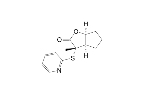 (3S,3aR,6aS)-3-methyl-3-(2-pyridinylthio)-4,5,6,6a-tetrahydro-3aH-cyclopenta[b]furan-2-one