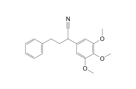 4-phenyl-2-(3,4,5-trimethoxyphenyl)butanenitrile(Autogenerated)