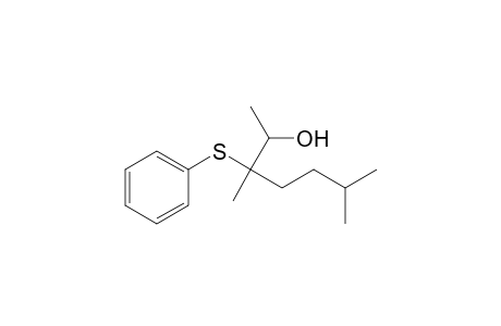 2-Heptanol, 3,6-dimethyl-3-(phenylthio)-