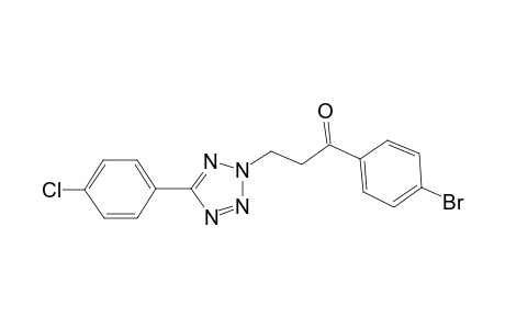 1-propanone, 1-(4-bromophenyl)-3-[5-(4-chlorophenyl)-2H-tetrazol-2-yl]-