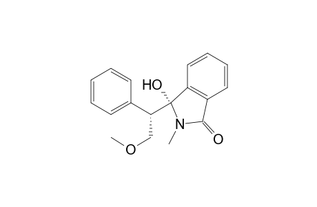 1H-Isoindol-1-one, 2,3-dihydro-3-hydroxy-3-(2-methoxy-1-phenylethyl)-2-methyl-, (R*,S*)-(.+-.)-