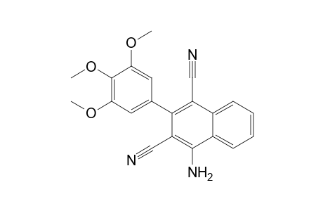 4-Amino-2-(3,4,5-trimethoxyphenyl)naphthalene-1,3-dicarbonitrile