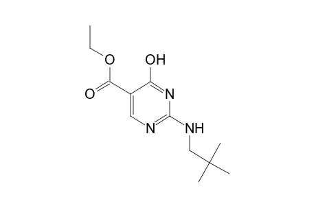 4-hydroxy-2-(neopentylamino)-5-pyrimidinecarboxylic acid, ethyl ester