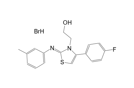 2-((2Z)-4-(4-fluorophenyl)-2-[(3-methylphenyl)imino]-1,3-thiazol-3(2H)-yl)ethanol hydrobromide