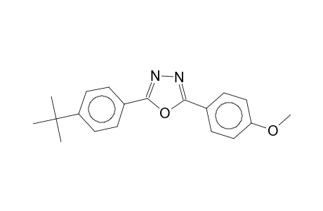 2-(4-tert-butylphenyl)-5-(4-methoxyphenyl)-1,3,4-oxadiazole