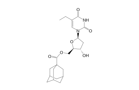 2'-deoxy-5-ethyluridine, 5'-adamantanecarboxylate