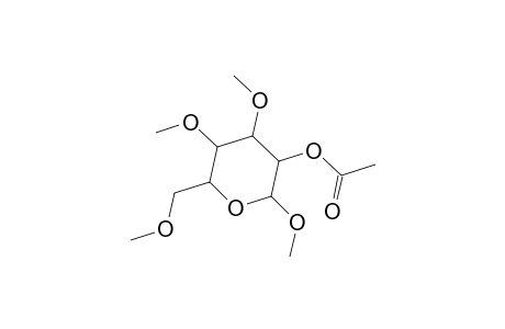 Methyl 2-o-acetyl-3,4,6-tri-o-methylhexopyranoside