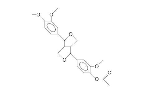 4'-O-Acetyl-4'-O-methyl-pinoresinol