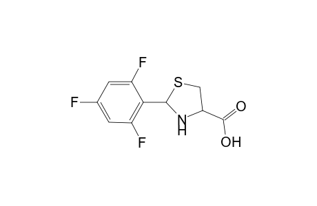 Thiazolidine-4-carboxylic acid, 2-(2,4,6-trifluorophenyl)-