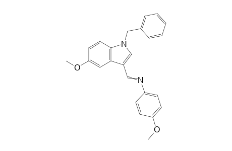 N-[(1-Benzyl-5-methoxy-1H-indol-3-yl)methylene]-4-methoxyaniline