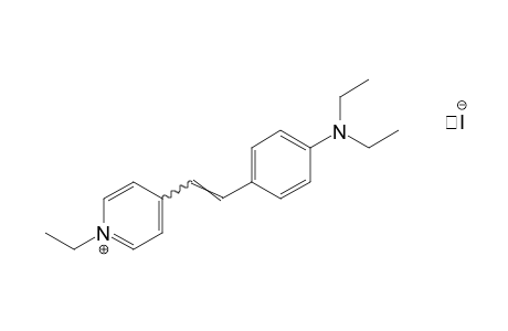 4-[p-(diethylamino)styryl]-1-ethylpyridinium iodide