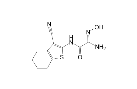 N-(3'-Cyanocyclohexa[4,5-a]thiophen-2'-yl)-1-(hydroxyimino)-1-aminoacetamide