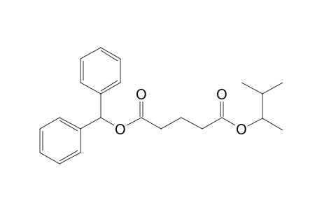 Glutaric acid, 3-methylbut-2-yl diphenylmethyl ester