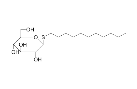 .alpha.,.beta.-D-Glucopyranoside, 1-deoxy-1-undecylthio-