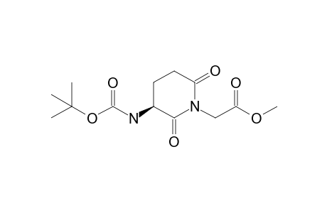 Methyl 2-[(S)-3-tert-butoxycarbonylamino-2,6-dioxopiperidin-1-yl]acetate