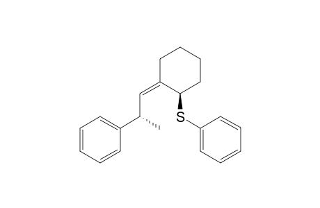 anti-1-(2-Phenylpropylidene)-2-phenylthiocyclohexane