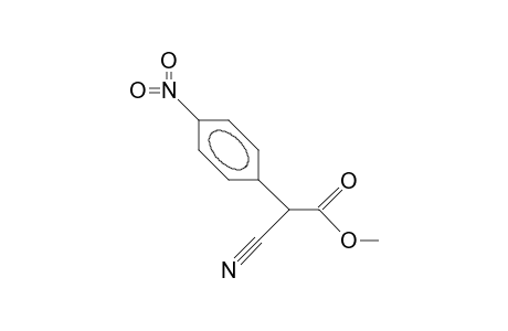 cyano(p-nitrophenyl)acetic acid, methyl ester