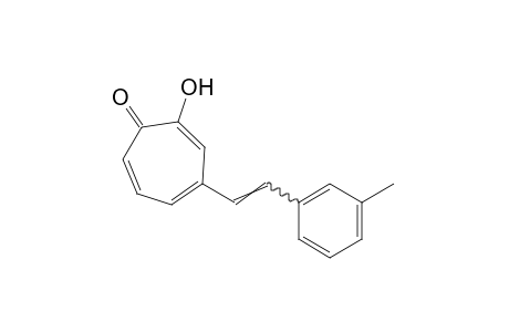 2-hydroxy-4-(m-methylstyryl)-2,4,6-cycloheptatrien-1-one