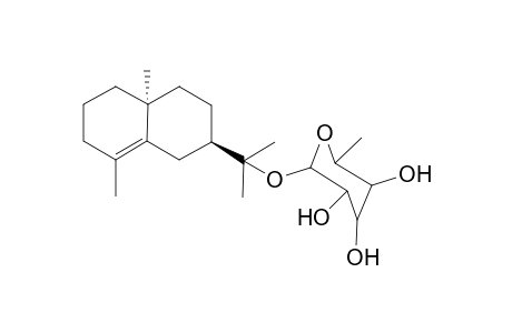 7-(epi)-.gamma.-Eudesmol - .beta.-D-fucopyranoside