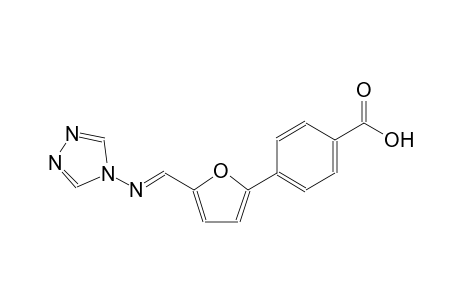 4-{5-[(E)-(4H-1,2,4-triazol-4-ylimino)methyl]-2-furyl}benzoic acid