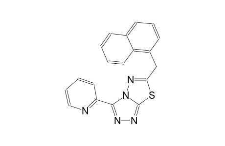[1,2,4]triazolo[3,4-b][1,3,4]thiadiazole, 6-(1-naphthalenylmethyl)-3-(2-pyridinyl)-