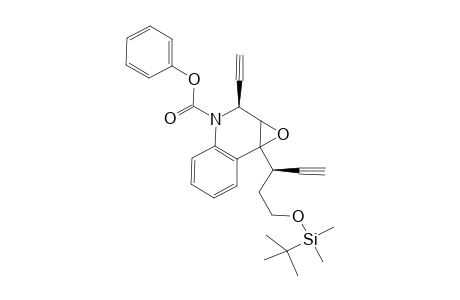 (S)-7b-{(R)-1-[2-(tert-Butyl-dimethyl-silanyloxy)-ethyl]-prop-2-ynyl}-2-ethynyl-1a,7b-dihydro-2H-1-oxa-3-aza-cyclopropa[a]naphthalene-3-carboxylicacidphenylester