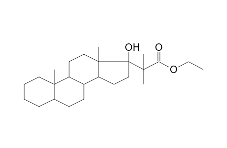 2-(17-Hydroxy-10,13-dimethylhexadecahydrocyclopenta[a]phenanthren-17-yl)-2-methylpropionic acid, ethyl ester