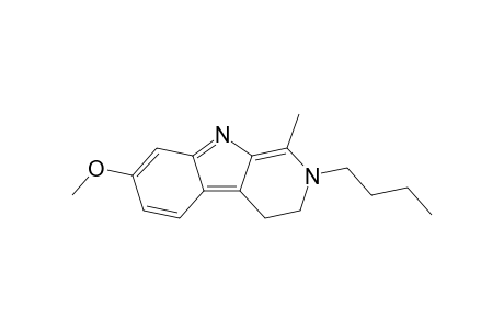 2-Butyl-2,4-dihydro-7-methoxy-1-methyl-3H-pyrido[3,4-b]indole