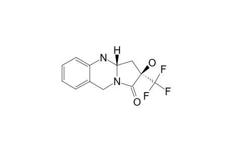 (2R*,3AS*)-2-HYDROXY-2-(TRIFLUOROMETHYL)-3,3A,4,9-TETRAHYDROPYRROLO-[2,1-B]-QUINAZOLIN-1(2H)-ONE