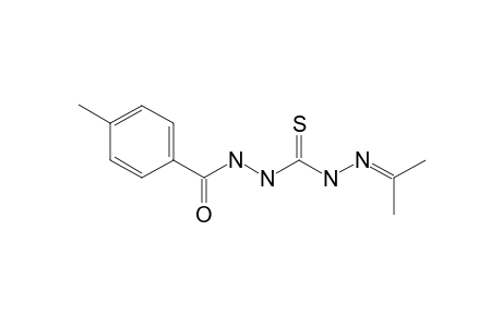 4-Methyl-N-(2-(propan-2-ylidene)hydrazine-carbonothioyl)-benzohydrazide