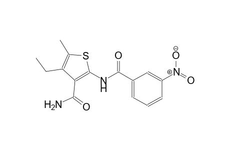 4-ethyl-5-methyl-2-[(3-nitrobenzoyl)amino]-3-thiophenecarboxamide