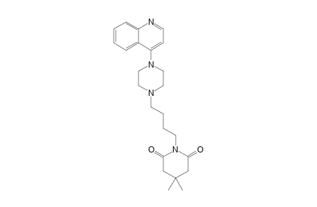 4,4-Dimethyl-1-(4-(4-(quinolin-4-yl)piperazin-1-yl)butyl)piperidine-2,6-dione