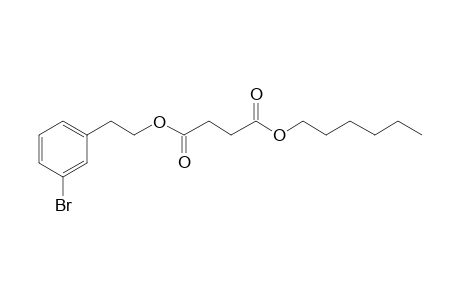 Succinic acid, 3-bromophenethyl hexyl ester