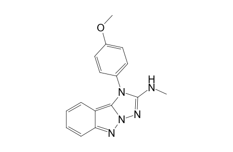 1-(4-METHOXYPHENYL)-2-(METHYLAMINO)-1H-1,2,4-TRIAZOLO-[2,3-B]-INDAZOLE