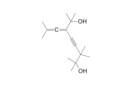 2,3,3,7-tetramethyl-6-(2-methylprop-1-enylidene)oct-4-yne-2,7-diol