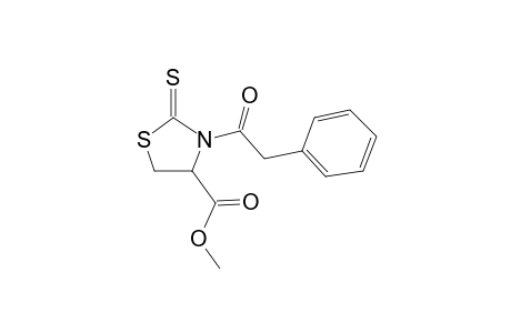 Thiazolidin-2-thione, 4-methoxycarbonyl-3-phenylacetyl-