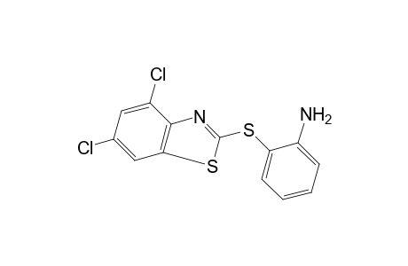 2-[(o-aminophenyl)thio]-4,6-dichlorobenzenzothiazole